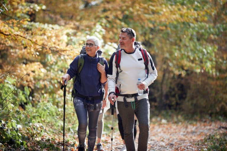 Hikers in Wantastiquet Mountain Natural Area