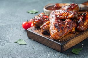 Spicy chicken wings on the menu at Whetstone Restaurant
