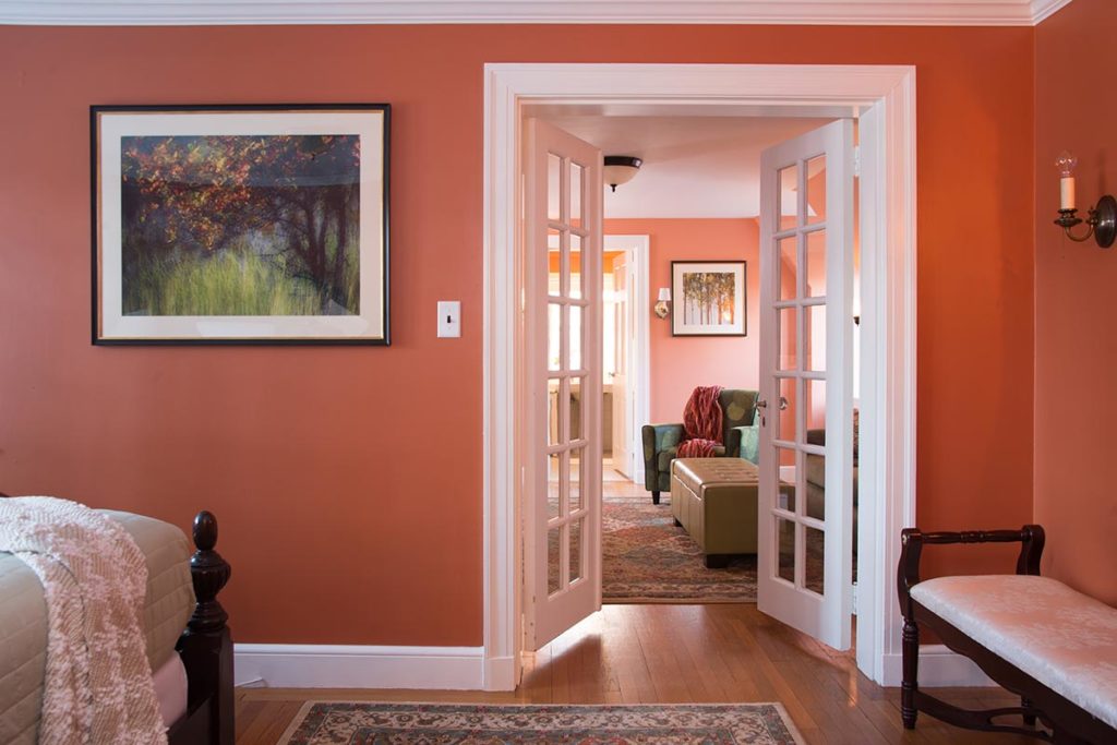 Bring the colors of Vermont in the fall indoors at our #1-rated Vermont Bed and Breakfast