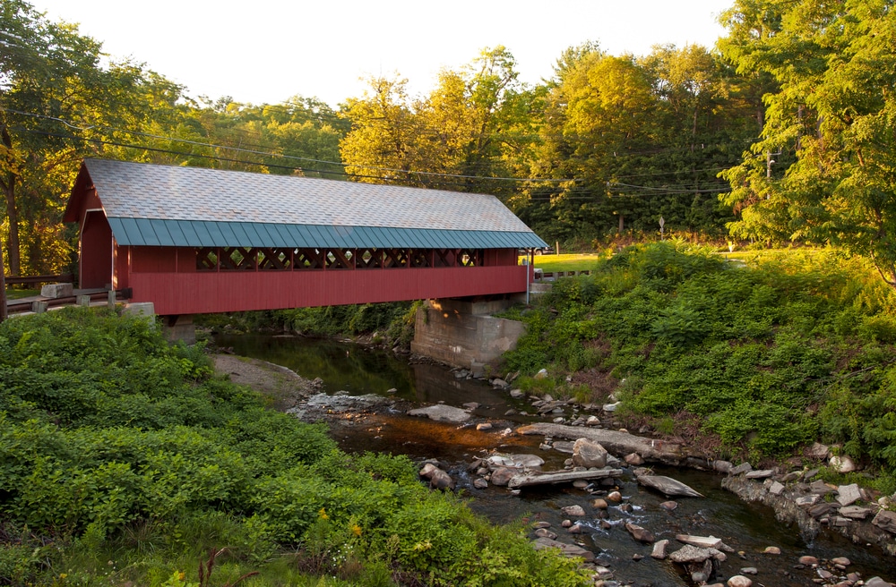 Visiting the Creamery Bridge is just one of the many great things to do in Brattleboro VT this summer