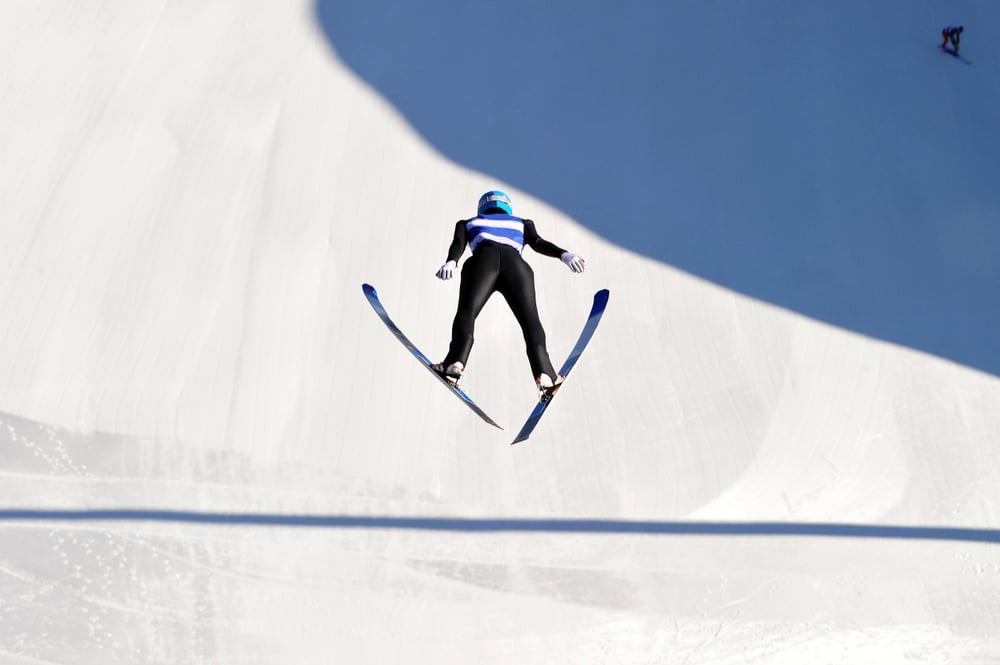 Head to the Harris Hill Ski Jump in Brattleboro Vermont