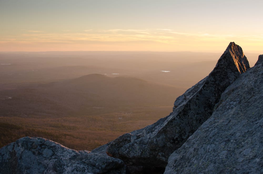 Aside from the trails at Pisgah State Park, Mount Monadnock is one of the best hikes near Brattleboro, VT