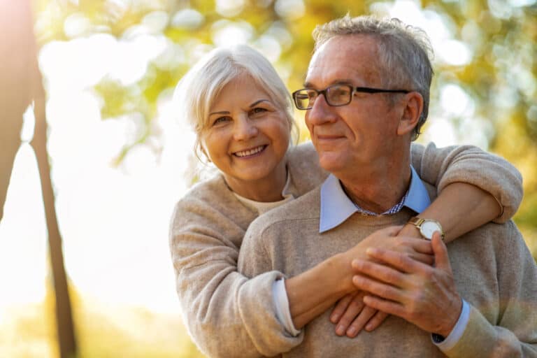 elderly man and wife enjoying the best Vermont getaways for couples in Brattleboro