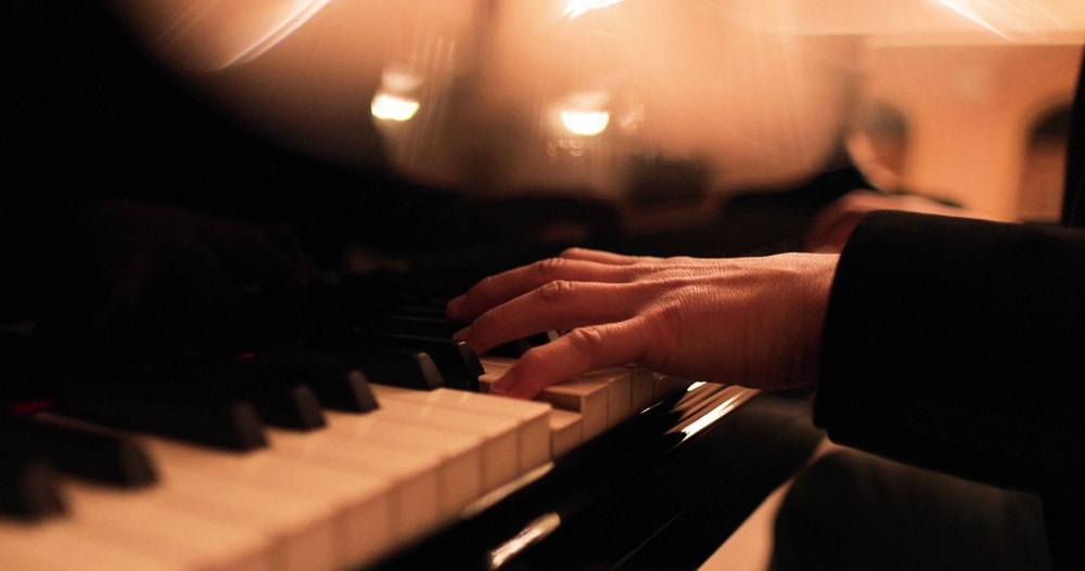 Don't Miss a Performance at the Vermont Jazz Center 4 Man plays piano at the Vermont Jazz Center.