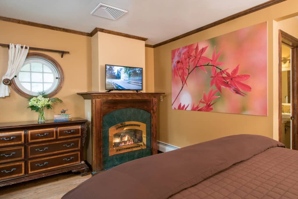 The Best Brattleboro VT Restaurants for Vegetarians 8 Red Maple Room at our Bed and Breakfast in Vermont.